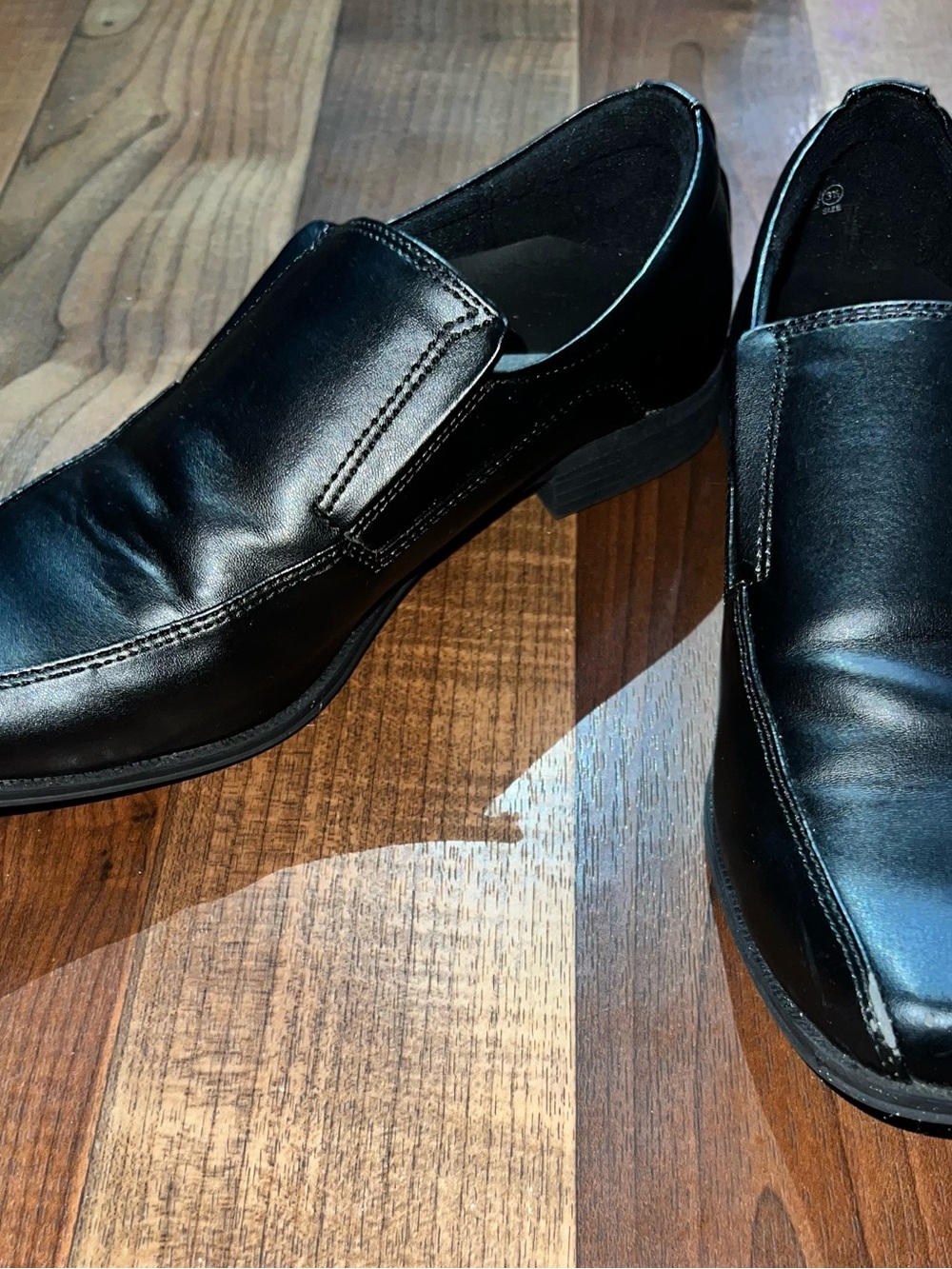 Smart Fit Black Slip-On Dress Boots for Kids
